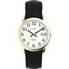 Timex Men's Easy Reader 35mm Date Window Leather Strap Watch