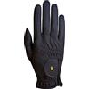 Roeckl Guanti sportivi equestri ROECK-GRIP, guanti estivi da equitazione, nero 7.5