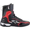 Alpinestars Superfaster Scarpe da moto, nero/rosso/bianco, 9.5