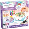Make It Real Studio Creativo di Spin Art - Kit Creativo con Macchina Spin Art Elettrica USB, 36 Opere d'Arte Rotanti, Pittura Creativa per Bambini e Ragazze, Hobby Artistico dai 6 Anni