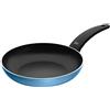 Silit Belluna - Padella per cottura a induzione, 24 cm, rivestita in alluminio, manico in plastica, colore: Blu