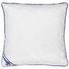 Irisette Body Contour set 2 cuscini ergonomici 80x80 cm, microfibra rimovibile, lavabile 60°C, Bianco/Blu, Oeko-Tex, Qualità tedesca