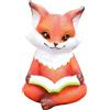 Resin Nine-Tailed Dog figurine for desk, office, or garden decoration.
