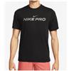 Nike M Nk Df Tee Db Nike Pro T-Shirt M/M Nera Uomo