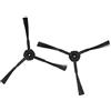 vhbw 2X Spazzola Laterale Compatibile con Ariete Evolution 2,0 Robot aspirapolvere - Set spazzole, Nero