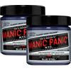 Manic Panic Blue Steel Classic Cream, colore semipermanente per capelli, 2 x 118 ml