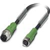 Phoenix Contact "Cavo di collegamento M12/M8 1xpin/1xpresa diritto 4/4 pin codifica A, 48V, 4A, numero di conduttori 4, lunghezza 0,6 metri Lato design 1 1xM12 pin diritto"