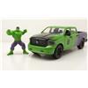 Jada Toys 253225029 Ram 1500 Pick Up 2014 verde viola con figura di Hulk 1:24
