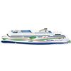 Siku 1728, Traghetto Tallink Megastar, 1:1000, Metallo,Plastica, Bianco,Blu,Verde, Per uso in vari contesti