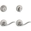 Kwikset 991TNL 15 SMT CP K4 Level 991 Tustin - Leva di entrata e catenaccio singolo cilindro con chiave intelligente in nichel satinato
