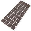 Adsamm® / 40 x feltrini autoadesivi in lana/marrone / 25x25 mm/quadrati/piedini per mobili in feltro naturale extra soft da 3 mm di spessore/pad protettivi per arredi Adsamm® Quality