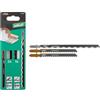 wolfcraft Set Lame per Seghetto Alternativo per Materiali Isolanti, 3 Pezzi - Tagli Rapidi in Materiale Coibentante XPS, Pannelli Isolanti in Fibra di Legno e Listelli per Tetti - 2346000