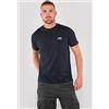 Alpha Industries Maglietta Basic T Small Logo per Uomo Rep.Blue