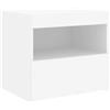 vidaXL Nachtkastje met LED-verlichting 50x40x45 cm wit