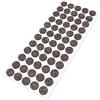 Adsamm® / 60 x feltrini autoadesivi in lana/marrone/Ø 14 mm/tondi/piedini per mobili in feltro naturale extra soft da 3 mm di spessore/pad protettivi per arredi Adsamm® Quality