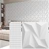 Art3d Pannelli a Muro 3D Diamante Bianco