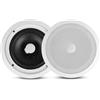 Pyle Casse Audio da Soffitto a Incasso, 20 Centimetri, Coppia di Speaker e Altoparlanti a 2 Vie con Tweeter in Titanio, Risposta in Frequenza 55Hz-22kHz & 300 Watt