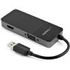 StarTech Adattatore Multiporta USB-A 3.0 a HDMI e VGA, 4K 30Hz + 1080p 60Hz