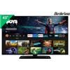 Telefunken Smart TV 43 Pollici Risoluzione 4K Ultra HD Display LED Sistema Fire OS colore Nero - TE43759S48U4P
