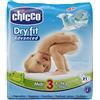 Chicco - Set da 10 confezioni da 21 pannoloni Dry Fit Advanced Midi 3, 4 -9 kg