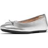 Fitflop Mary Jane - Ballerine da Donna, Colore: Beige, Argento, 38.5 EU