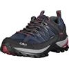 CMP Rigel Low Trekking Shoes Wp, Scarpe da trekking Uomo, Asphalt-Syrah, 44 EU