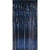 Beistle Tenda a frange in lamina a 1 velo, ideale per foto e cabine fotografiche, decorazioni per feste di compleanno, ricevimento di nozze, baby shower, forniture per laurea, 20,3 x 9,6 cm, blu navy