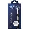 PROCTER & GAMBLE SRL Oral-B Pro Series 1 Spazzolino Elettrico Ricaricabile Black con 2 Testine