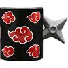 ABYSTYLE NARUTO SHIPPUDEN - Mug 3D handle - Shuriken Akatsuki