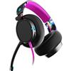Skullcandy SLYR Pro Cuffie da Gioco Over-Ear Multipiattaforma con Filo, Enhanced Sound Perception e Microfono con AI, Compatibili con Xbox, Playstation e Computer - Nero