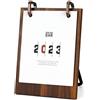 Calendario legno minimal 2023 con lepre