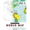Banana Leaves World Map Coloring Book for Stress Relief & Mind Relax (Tascabile)