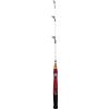 LUCKDANO Canna da Pesca Sul Ghiaccio 50 Cm Canna da Pesca Sul Ghiaccio, Fibra di Vetro Ad Alta Resistenza, da Sui Gamberetti Invernali, Ultraleggero e Portatile, Design a Due Sezioni, Accessori