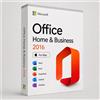 Microsoft Office 2016 Home & Business per Mac Bind Licenza perpetua