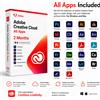 Adobe Creative Cloud 1, 2 o 3 Mesi Rinnovo Account Digitale 2 mesi