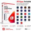 Adobe Creative Cloud 1, 2 o 3 Mesi Rinnovo Account Digitale 3 mesi