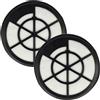vhbw set di 2x filtro compatibile con Bosch BGS05A220/02, BGS05A220/03, BGS05A221/02 aspirapolvere - Filtro aria di scarico, nero/bianco