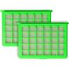 vhbw 2x filtro compatibile con Rowenta RO5295R1/4Q0 aspirapolvere - filtro HEPA bianco/verde
