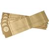 vhbw 5x sacchetto compatibile con Taski Taptronic 45, TR4.1 aspirapolvere - carta filtrante/cartone, 38,5cm x 10cm Marrone