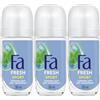 FA Deodorante roll-on Fresh Sport, 3 x 50 ml