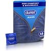 Durex Settebello Jeans, Preservativi Durex Classici, Formato Convenienza, Vestibilità Regular, 40 Profilattici