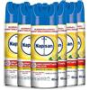 Napisan Spray Disinfettante Milleusi, Disinfettante Spray per Tessuti e Superfici, Fragranza Limone, 6 Spray da 400ml