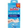 Spontex Guanti in Lattice Flexy Latex x 100 Mapa , Guanti in Lattice, Monouso, 100 Pezzi, Taglia S/M