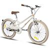 EVERCROSS EM2 20'' Bicicletta Retrò Bianco per bambini (altezza 115-150 cm)