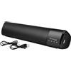 MusicMan Bluetooth FM Soundbar Scheda MicroSD USB AUX Display LCD LED Streaming musicale Potente altoparlante Batteria integrata BT-X54