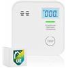 Smartwares Rilevatore di CO - Batteria da 10 anni - Display e indicatore LED - Pulsante di test - FGA-13091