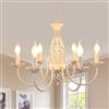 Comely Lampadario Sospensione, 6 Luci Classico Candelabro E14 Sospensione