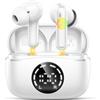 Nerunsa Nuovo Cuffie Bluetooth 5.4, Auricolari Bluetooth Stereo HiFi Con 4 ENC Microfoni Anti-Rumore, Durata 50 Ore Cuffiette In Ear, Impermeabili IP7 Cuffie Senza Fili, Cuffiette Touch Control, LED-Display