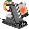 SwanScout Caricatore Wireless per Samsung Z Flip 8/7/6/5, Stazione di Ricarica 3 in 1