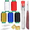 YOYEAH Kit da Cucito Attrezzatura di Base 36 Pezzi, Set di Kit da Cucito Portatile con Ago e Filo per Viaggi, Lavori di Cucito Professionali su Vestiti, Tappezzeria, Tappeti, Divani e Scarpe